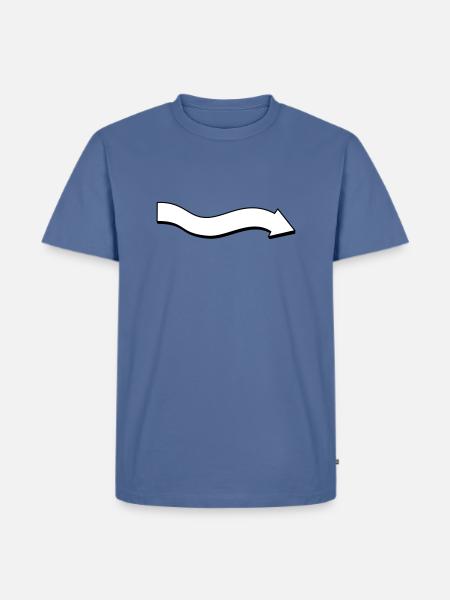 Flèche 1 - Men's Premium T-Shirt - stone blue