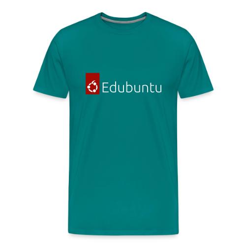 Edubuntu Logo 2023 - White - Men's Premium T-Shirt