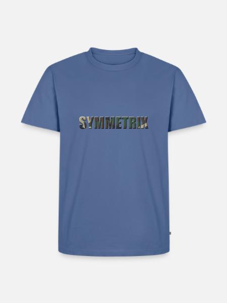 Symmetrixs camo - Men's Premium T-Shirt - stone blue