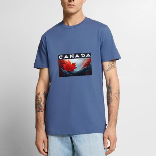 Canada Icon in Color - Men's Premium T-Shirt
