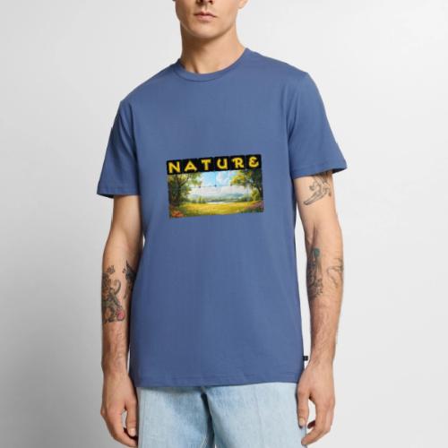 Nature: Summer Fields - Men's Premium T-Shirt