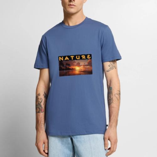 Nature: Sunset Serenity - Men's Premium T-Shirt