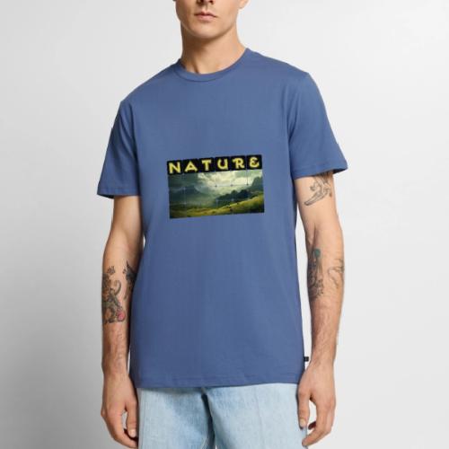 Nature: Verdant Peaks - Men's Premium T-Shirt