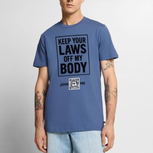 Laws Off (black, front-facing) - Men's Premium T-Shirt