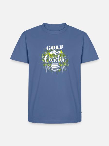 Golf Is My Cardio - Men's Premium T-Shirt - stone blue 