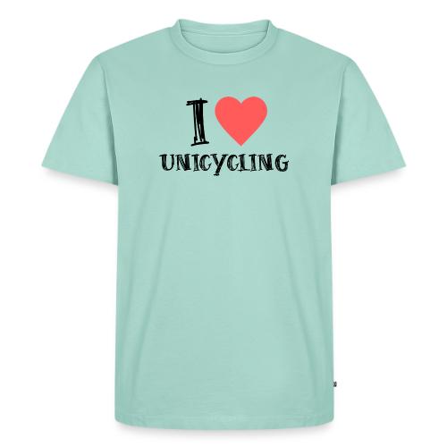 I Love Unicycling - Men's Premium T-Shirt