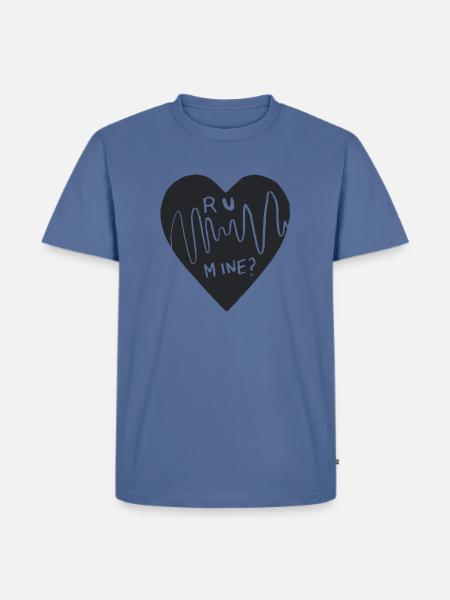 r u mine ? - Men's Premium T-Shirt - stone blue