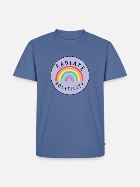 Radiate positivity - Men's Premium T-Shirt - stone blue