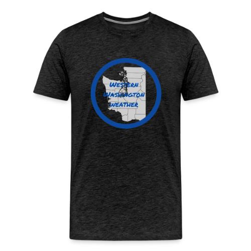 Western Washington Weather Logo - Men's Premium T-Shirt