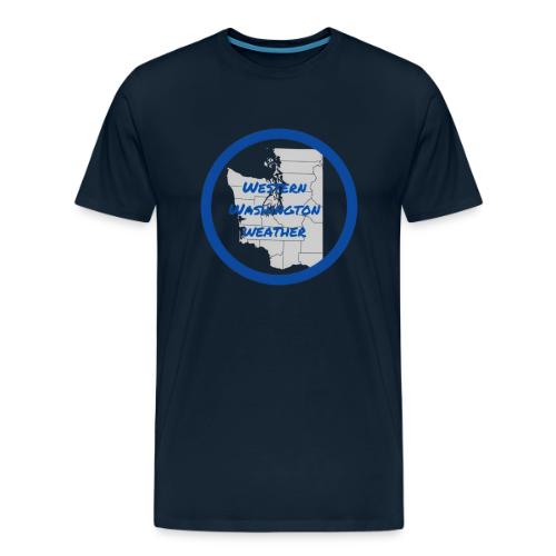 Western Washington Weather Logo - Men's Premium T-Shirt