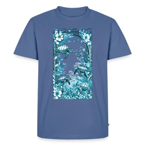 Sea Turtle Forest - Men's Premium T-Shirt