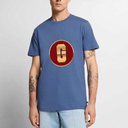 Letter G – Capital Varsity Alphabet Monogram - Men's Premium T-Shirt