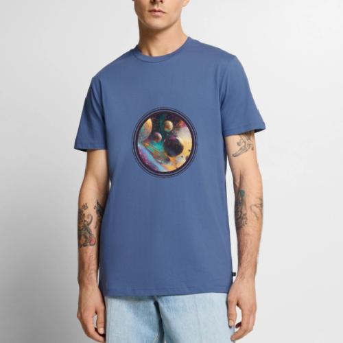 Planets in the Abstract - Men's Premium T-Shirt