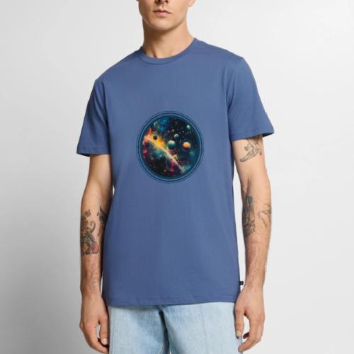 Painted Planetscape - Men's Premium T-Shirt