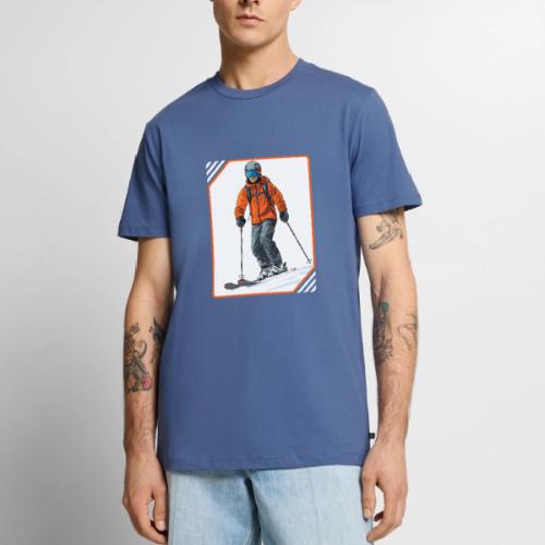 Skiing Thrill Ride - Men's Premium T-Shirt