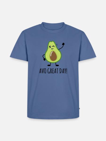 Avo Great Day - Men's Premium T-Shirt - stone blue
