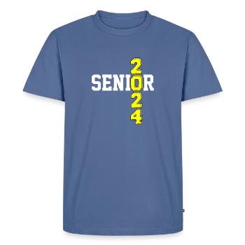 Senior Class Of 2024 Senior 2024 Graduation - Men's Premium T-Shirt - stone blue  - Front - Nico (187cm)