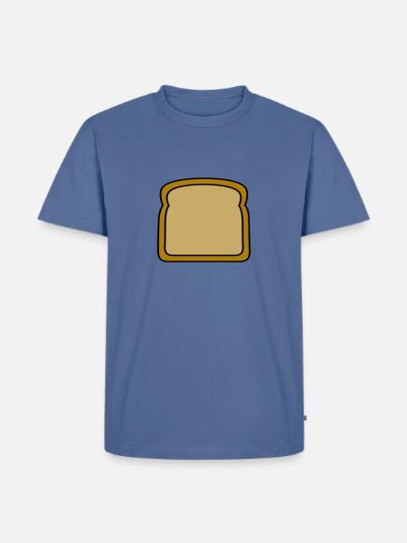 Bread Slice - Men's Premium T-Shirt - stone blue 