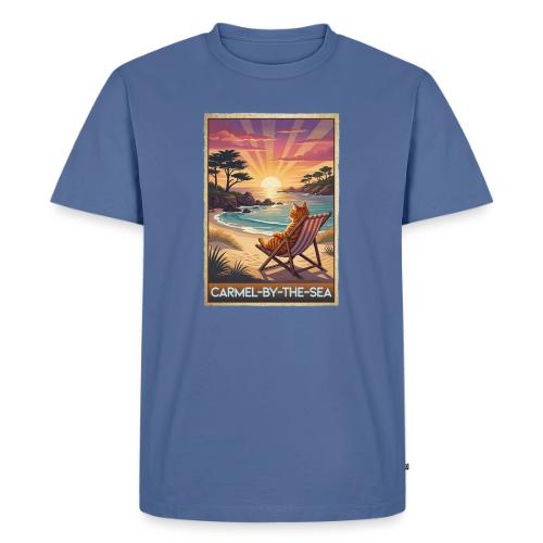 Beach Cat At Carmel-By-The-Sea - Men's Premium T-Shirt