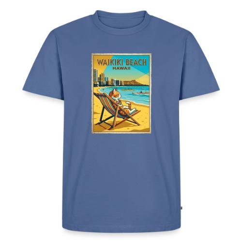 Waikiki Beach Cat - Men's Premium T-Shirt