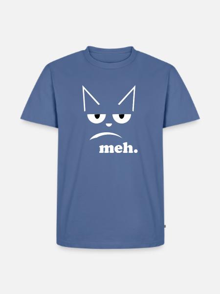 meh - Men's Premium T-Shirt - stone blue 