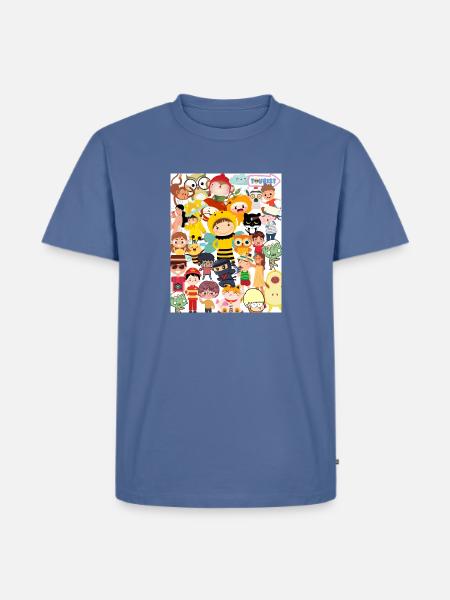 "Selfie" - Men's Premium T-Shirt - stone blue
