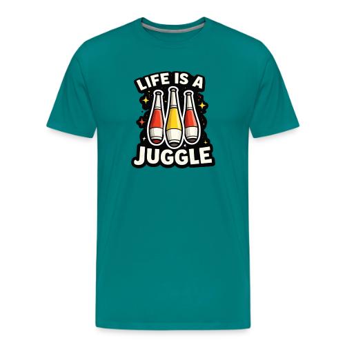 Life is a juggle - Men's Premium T-Shirt