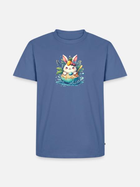 Summer, baniy - Men's Premium T-Shirt - stone blue