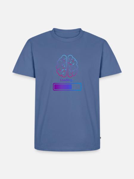 Brain loading - Men's Premium T-Shirt - stone blue