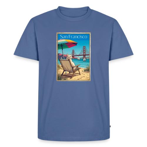 San Francisco Beach Cat - Men's Premium T-Shirt