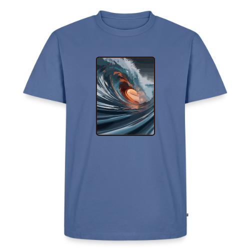 Copper Light Wave - Men's Premium T-Shirt