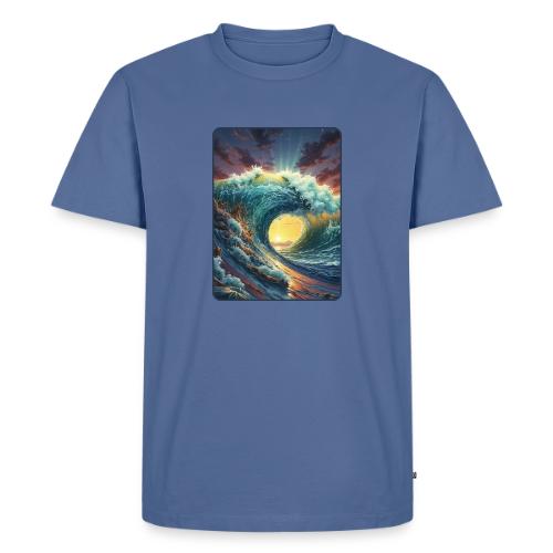 Eternal Circle Wave - Men's Premium T-Shirt