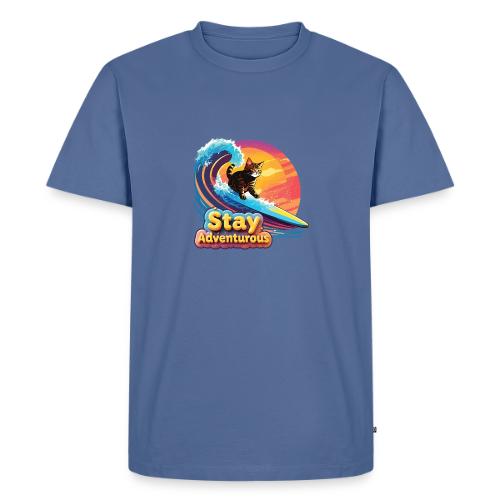 Surfing Kitten Adventure - Men's Premium T-Shirt