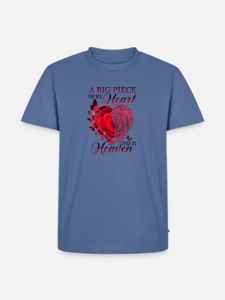 Heart Piece - Men's Premium T-Shirt - stone blue