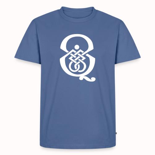 qcpb white logo - Men's Premium T-Shirt