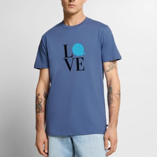 Love Yarn Teal - Men's Premium T-Shirt