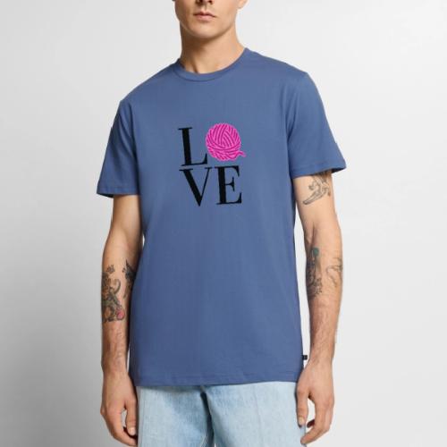 Love Yarn Pink - Men's Premium T-Shirt