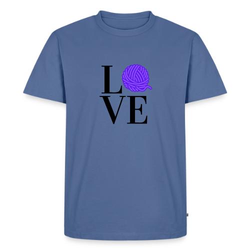 Love Yarn Purple - Men's Premium T-Shirt