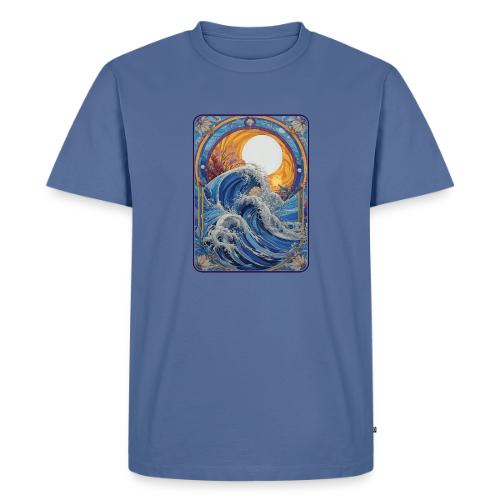 Art Nouveau Wave - Men's Premium T-Shirt
