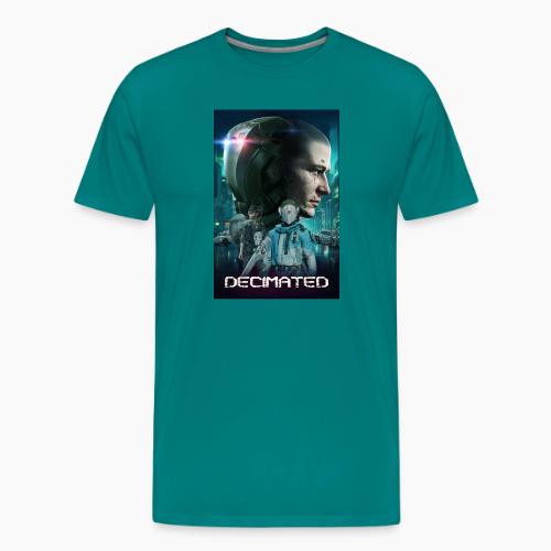 Decimated Poster City - Men's Premium T-Shirt