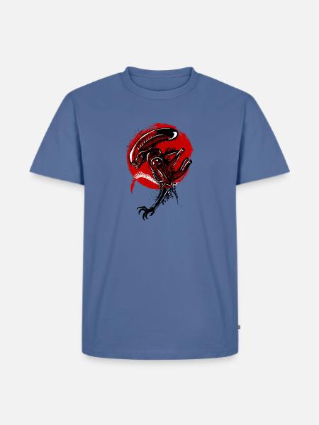 Alien Under The Sun - Men's Premium T-Shirt - stone blue