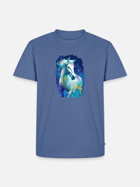 Beautiful Horse - Men's Premium T-Shirt - stone blue 