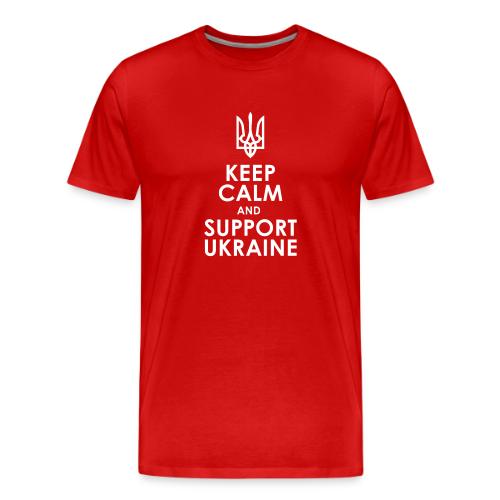 keep calm supportUkraine - Men's Premium T-Shirt
