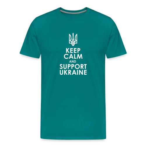 keep calm supportUkraine - Men's Premium T-Shirt