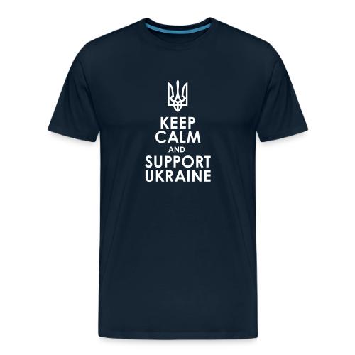 keep calm supportUkraine - Men's Premium T-Shirt