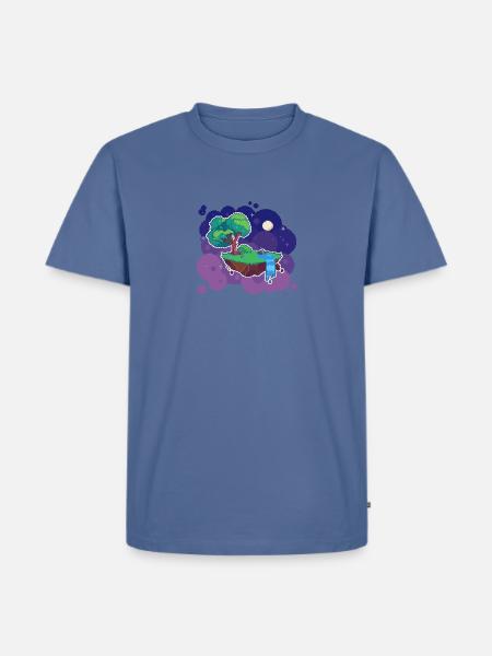 Floating Island - Men's Premium T-Shirt - stone blue 
