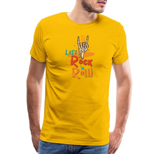 Let's Rock and Roll - Men's Premium T-Shirt