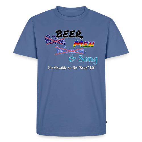 Beer, Men & Song - Men's Premium T-Shirt