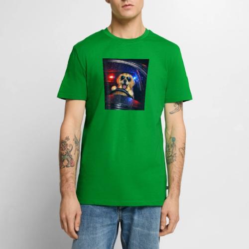 Funny Police Golden Retriever Meme Tee - Men's Premium T-Shirt
