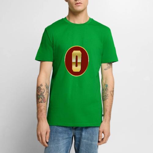 Letter O – Capital Varsity Alphabet Monogram - Men's Premium T-Shirt